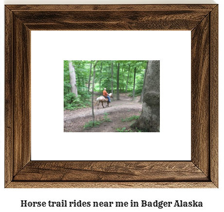 horse trail rides near me in Badger, Alaska